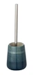 Йоржик для унітазу Wenko Pottery Petrol, 11.2x37x9см, кераміка, блакитний - зображення 1