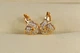 Серьги детские Xuping Jewelry триединство 0,8 см золотистые - изображение 1