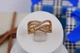 Кольцо Xuping Jewelry широкое резные полосы из камней р 17 золотистое - изображение 2