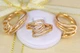 Кільце Xuping Jewelry подвійна змійка р 20 золотисте - зображення 2