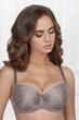 Бюстгальтер на тонкому поролоні мікрофібра Jasmine Jane 1086/80 сірий 70C - зображення 1