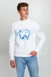 Різдвяний чоловічий світшот з Оленями White 2 XXL UKRS-9955 UkrGlamour - изображение 5