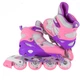 Дитячі розсувні ролики Best Roller 60023-М, розмір 34-37, колеса PVC, Рожеві - зображення 4