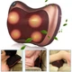 Массажная Подушка Massage Pillow QY-8028 Инфракрасный массажер для тела шеи и спины роликовий Коричневый - изображение 1