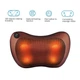 Массажная Подушка Massage Pillow QY-8028 Инфракрасный массажер для тела шеи и спины роликовий Коричневый - изображение 7