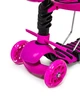 Самокат із захисним бортиком Scooter "Корівка" 5 в 1. Рожевий - зображення 3