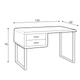 Письмовий стіл Solano Unique 120x60x76 (SOLANO_CTB-011-0) 095365 - изображение 3