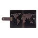 Обложка для паспорта из кожи Hi Art «World Map» PB-03S/1 Shabby Gavana Brown Темно-коричневый - изображение 3