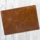 Обложка для паспорта из кожи HiArt PC-02 Crystal Amber Коричневый - изображение 5