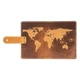 Обкладинка для паспорта з шкіри Hi Art «World Map» PB-02/1 Shabby Honey Пісочний - зображення 2