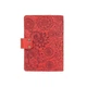 Обкладинка для паспорта з шкіри Hi Art «Mehendi Art» PB-02/1 Shabby Red Berry Червоний - зображення 5