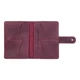 Обложка для паспорта из кожи Hi Art «Let's Go Travel» PB-03S/1 Shabby Plum Фиолетовый - изображение 6