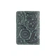 Обложка для документов из кожи HiArt AD-03 Shabby Alga Buta Зелёный - изображение 4