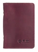 Обложка для документов из кожи HiArt AD-03 Shabby Plum Фиолетовый - изображение 1