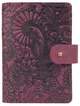 Обложка для паспорта из кожи Hi Art «Mehendi Art» PB-02/1 Shabby Plum Фиолетовый - изображение 1