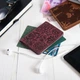 Обложка для документов из кожи HiArt AD-03 Shabby Plum Mehendi Art Фиолетовый - изображение 2