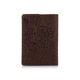 Кожаная коричневая обложка на паспорт HiArt PC-01 Mehendi Art Коричневый - изображение 6