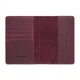 Обложка для паспорта из кожи HiArt PC-02 Shabby Plum Buta Art Фиолетовый - изображение 4