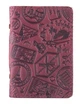 Обложка для документов из кожи HiArt AD-03 Shabby Plum Let's Go Travel Фиолетовый - изображение 1
