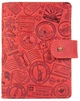 Обложка для паспорта из кожи Hi Art «Let's Go Travel» PB-02/1 Shabby Red Berry Красный - изображение 1