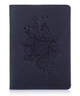 Кожаная синяя обложка на паспорт HiArt PC-01 Mehendi Classic Синий - изображение 1