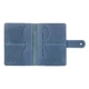 Обложка для паспорта из кожи Hi Art PB-03S/1 Shabby Lagoon Голубой - изображение 4