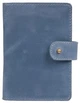 Обложка для паспорта из кожи Hi Art PB-02/1 Shabby Lagoon Голубой - изображение 1