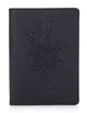 Обложка для паспорта из кожи HiArt PC-02 Mehendi Classic черная Черный - изображение 1