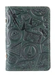 Обложка для документов из кожи HiArt AD-03 Crystal Green Let's Зелёный - изображение 1
