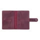 Обложка для паспорта из кожи Hi Art PB-03S/1 Shabby Plum Фиолетовый - изображение 3