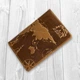 Обложка для паспорта из кожи HiArt PC-02 Shabby Dingo 7 wonders of the world Коричневый - изображение 1