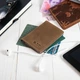 Обложка для документов из кожи HiArt AD-03 Shabby Shabby Olive Оливковый - изображение 4