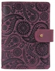 Обложка для паспорта из кожи Hi Art «Buta Art» PB-03S/1 Shabby Plum Фиолетовый - изображение 1