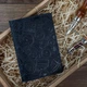 Обложка для паспорта из кожи HiArt PC-02 Shabby Ink Let's Go Travel Синий - изображение 2