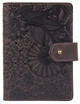 Обложка для паспорта из кожи Hi Art «Mehendi Art» PB-02/1 Shabby Gavana Brown Темно-коричневый - изображение 1