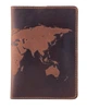 Обложка-органайзер для документов из кожи HiArt World Map PC-03-S19-1235-T001 Рыжий - изображение 1