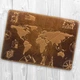 Обложка для паспорта из кожи HiArt PC-01 Shabby Dingo 7 wonders of the world Коричневый - изображение 4