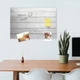Дошка магнітно-маркерна скляна Navaris Wooden Planks, 60x40x0.4 см, імітація дерева (4057665399433) - зображення 6