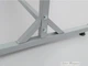 Одинарная телескопическая стойка вешалка для одежды 170/200×100×51 см серого цвета УСТРС100 - изображение 8