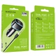 Зарядне автомобільне BOROFONE BZ14 Max (2USB 2.4A) Type-C Чорний - изображение 2