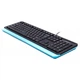 Клавіатура A4Tech FKS10 USB Blue (FKS10 USB Blue) - зображення 3