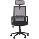 Кресло офисное AMF Neon HR Black 19 (механизм Tilt/пластик/сетка/ткань Саванна nova) (295389) - изображение 2