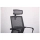 Кресло офисное AMF Neon HR Black 19 (механизм Tilt/пластик/сетка/ткань Саванна nova) (295389) - изображение 5