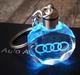 Брелок автомобильный на ключи АУДИ GF авто брелок с логотипом Audi с подсветкой (R050871) - изображение 4
