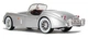 Автомодель - JAGUAR XK 120 (1951) (ассорти вишневый, серебристый, 1:24) Серебристый - изображение 3
