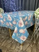 Скатерть водоотталкивающая, TRUE-STORE, Азалия голубая, прямоугольные 100см х 170см ( NC№10-100х170) - изображение 4