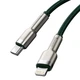 USB кабель Type С на Lightning Baseus Cafule Series Metal Data Cable (2M, 20W, PD). Green - зображення 6
