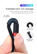 Кабель USB Type-C > USB Type-C Baseus Cafule PD 2.0 60W 1.0m (CATKLF-GG1) Black/gray - зображення 5