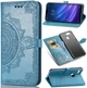 Чехол Vintage для Xiaomi Mi 8 Lite книжка кожа PU голубой - изображение 1