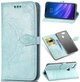 Чехол Vintage для Xiaomi Mi 8 Lite книжка кожа PU бирюзовый - изображение 1